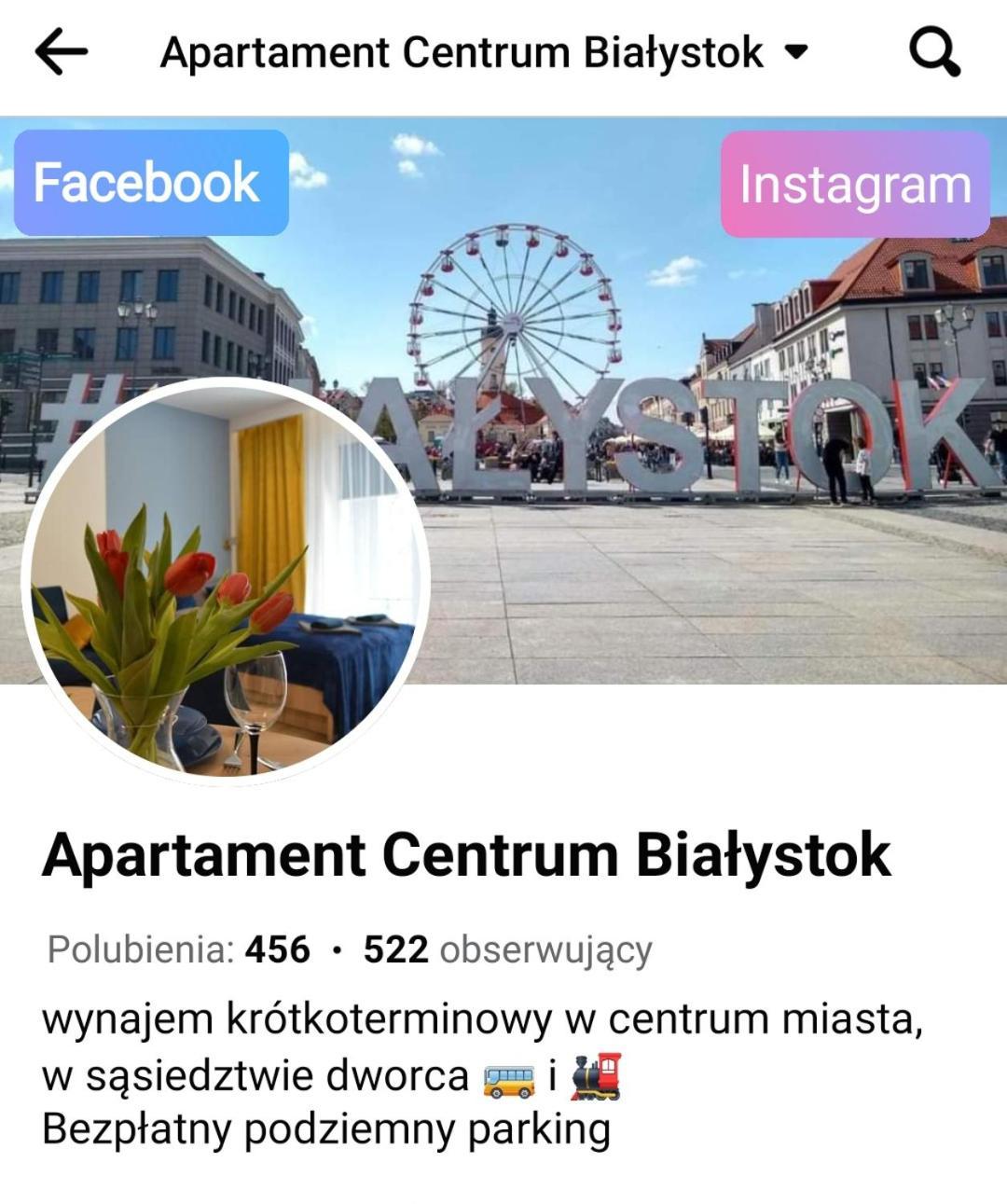 Apartament Centrum Białystok Esterno foto